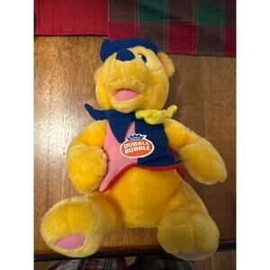 Vintage Dubble Bubble Gum 1999 Plush Teddy Bear Jester America’s Original